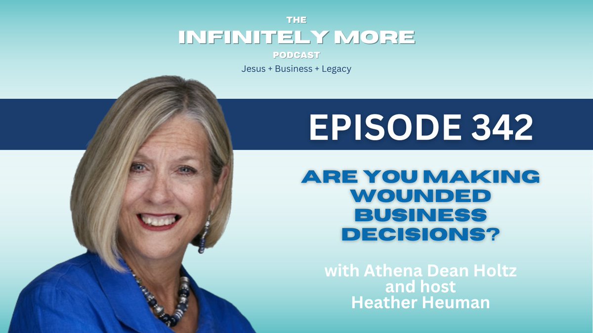 Are you making Wounded Business Decisions? with Athena Dean Holtz on the podcast today! Listen or download this episode on Apple or Google podcasts, Spotify or iHeartRadio. Shownotes available at sweetteasocialmarketing.com/episode342/