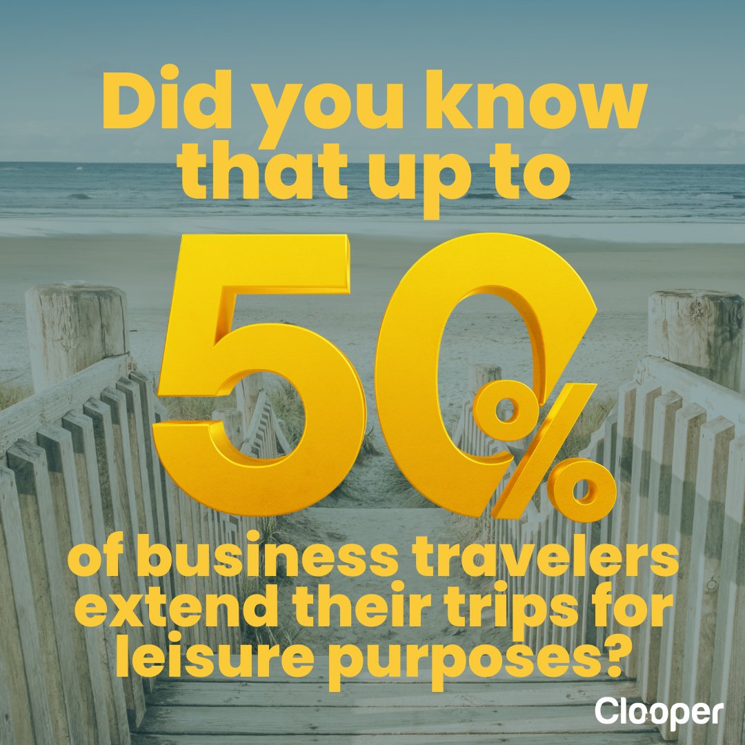 clooperapp's tweet photo. Unlock the Secret to Maximizing Business Trips! 🌟

Embrace the Bleisure Trend &amp; Transform Your Travel Experience. Dive into our latest blog to craft a Corporate Travel Policy that Blends Work &amp; Play Seamlessly! Don't miss out, explore now! 🚀

#ClooperApp #CorporateTravel https://t.co/XzgRaI2dv0
