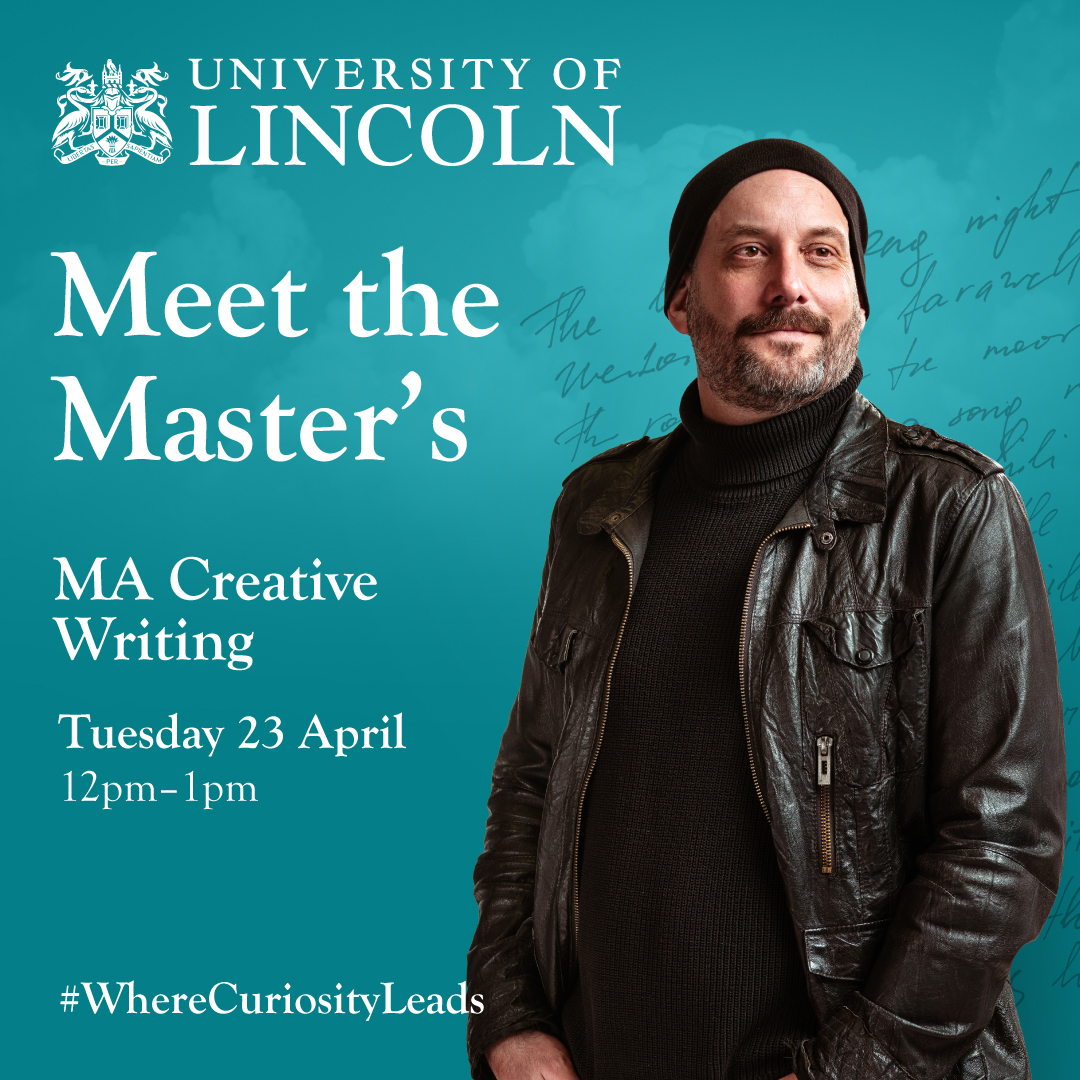 Wanting to study MA Creative Writing? Come and meet the Masters! This online event will take you through the details of the course ✍️ 💙 For more details 👇 🔗 lncn.ac/creawritMTM