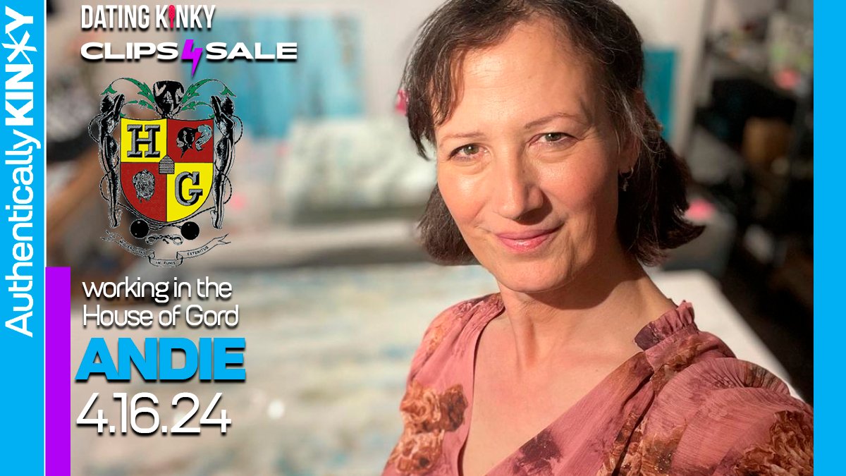 Meet Andie, the woman behind the camera of much of the work of an incredible genius in the world of engineering and fetish. Our retrospective on the House of Gord premieres TODAY in one of our longest episodes ever. Our show is powered by @clips4sale