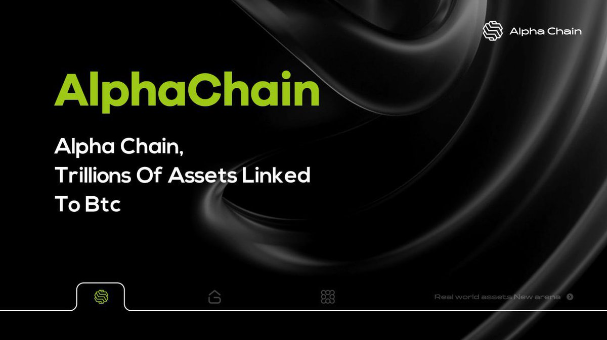 Explore the digital future of real-world assets with Alpha Chain, enabling secure, transparent, and efficient asset liquidity. Empower the trillion-dollar asset world with the power of Bitcoin, fostering the perfect integration of the physical and digital economies.