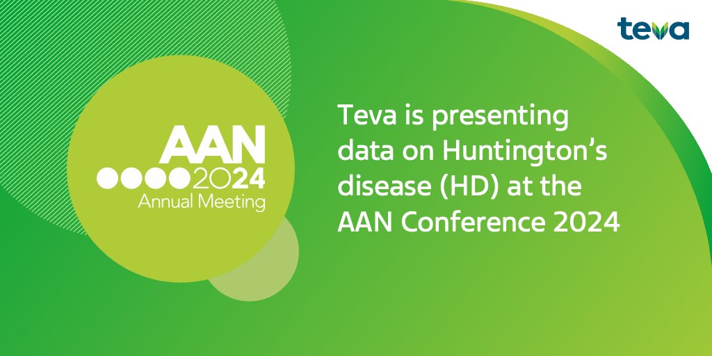 We are honored to join @AANmember at #AAN2024 to present new data on Huntington's disease (HD). Read about the data here: bit.ly/3UkdkSn