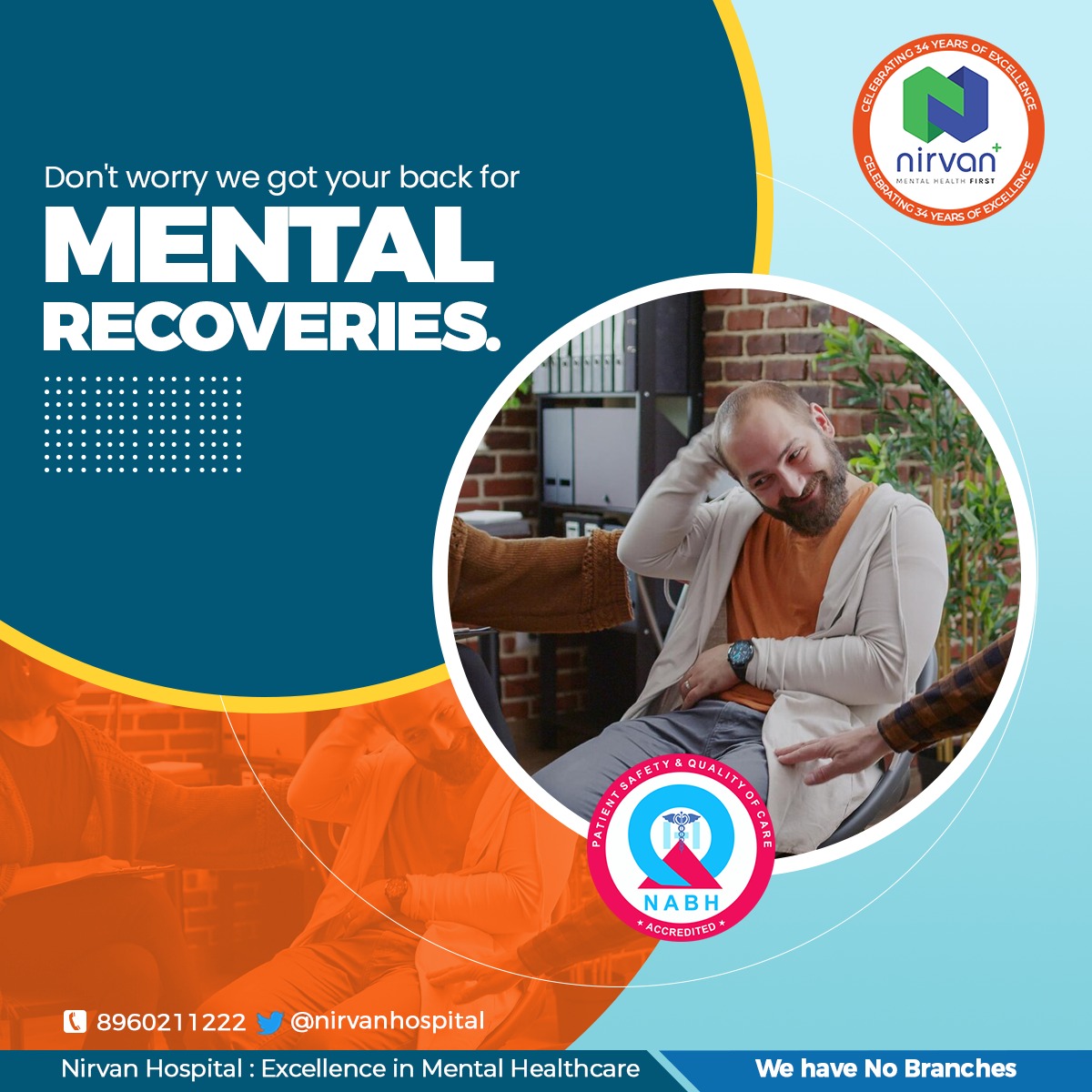 nirvanhospital's tweet photo. Guiding You Towards Inner Healing and Renewed Strength
.
Call: 8960211222
Visit Our Website:
https://t.co/3unLAlQHRf
Discover Nirvan Bhawan:
Located at Kalyanpur, Ring Road, Lucknow (U.P) - 226022
NABH Accredited for Quality Care
#NirvanHospital #MentalHealthEvolution https://t.co/nImaMHFmaB