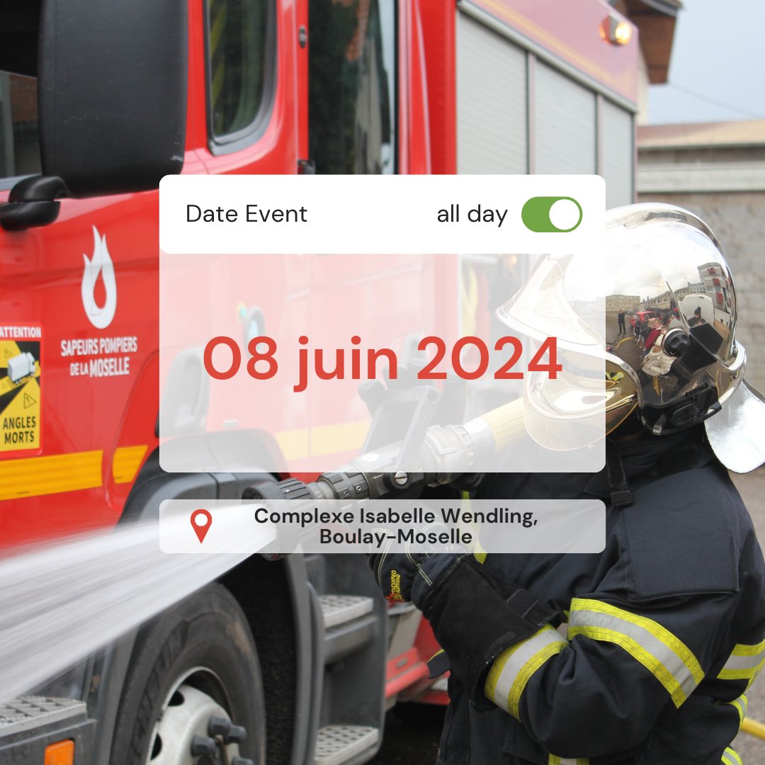 CharlotteLB48's tweet photo. #événement  #anepasmanquer 🚒 | 🚨 Réservez votre journée pour cette occasion spéciale le 8️⃣ juin 2️⃣0️⃣2️⃣4️⃣ ! 🚨

Les pompiers de #Boulay vous préparent une surprise de taille !!!! 🤫

N’hésitez pas à suivre le compte Facebook de la caserne 👉 👉 https://t.co/62Rh5kEztl https://t.co/wCbMHodE40