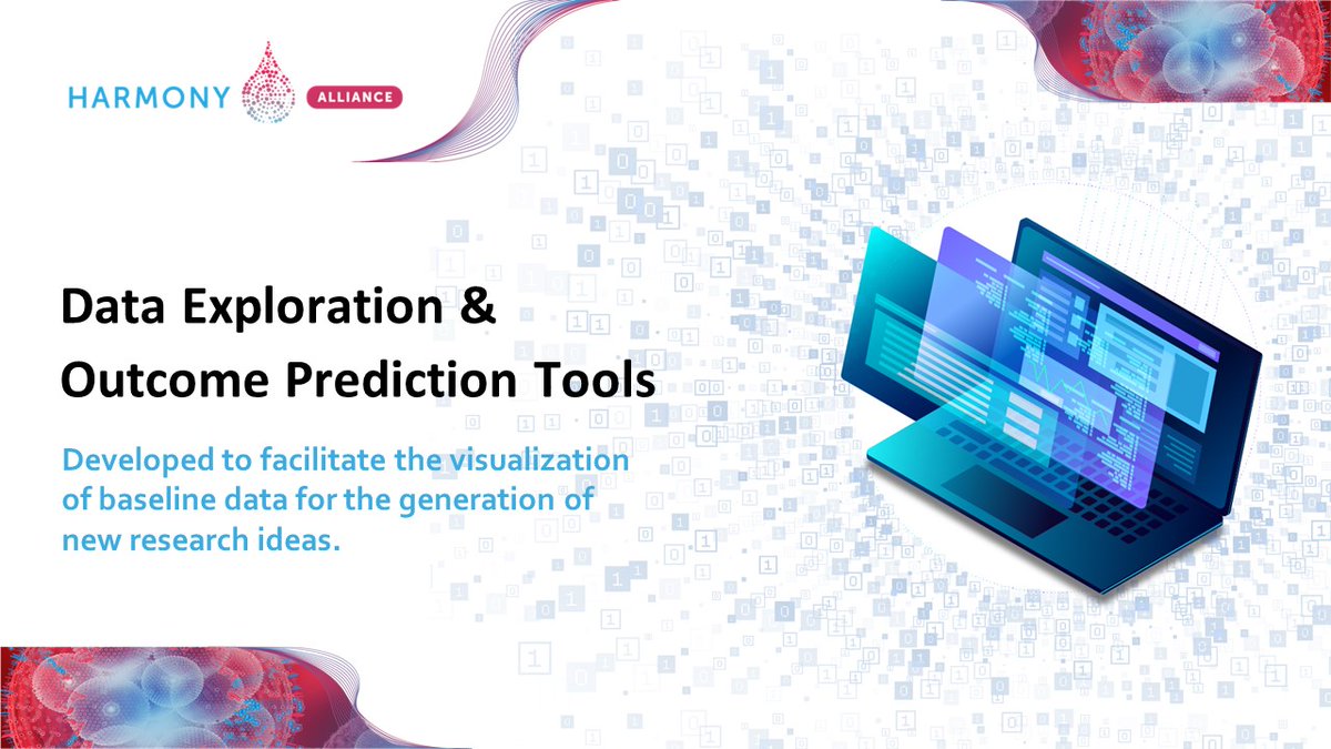 New! Data Exploration & Outcome Prediction Tools -> for clinicians, researchers, statisticians to explore the HARMONY data -> fuel new research ideas. Currently available for ALL & AML cohorts, more soon: bit.ly/3vVU3NF #bigdataforbloodcancer #dataanalytics #research