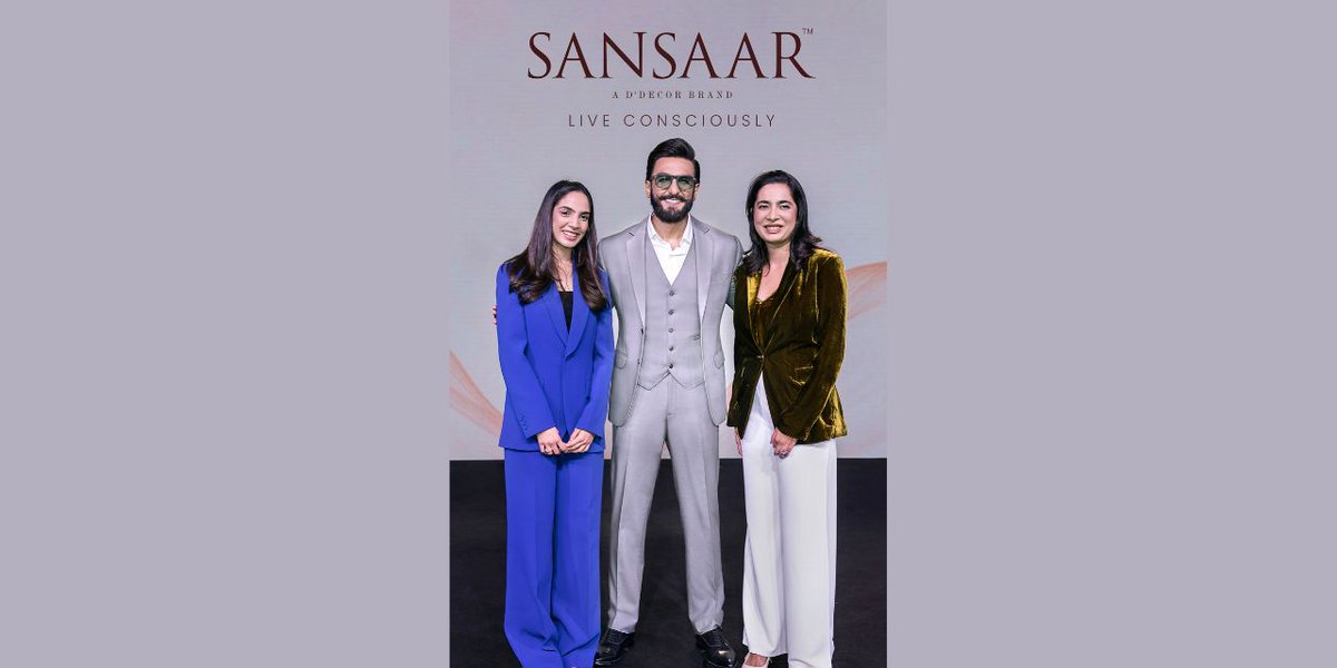 ’Décor, one of the world’s largest manufacturers of soft furnishing fabrics has signed superstar Ranveer Singh to bring the new brand ‘Sansaar’ to the forefront. #homefashion #hometextile #sustainability #fashionindustry #fashionupdates

fashionvaluechain.com/ddecor-launche…