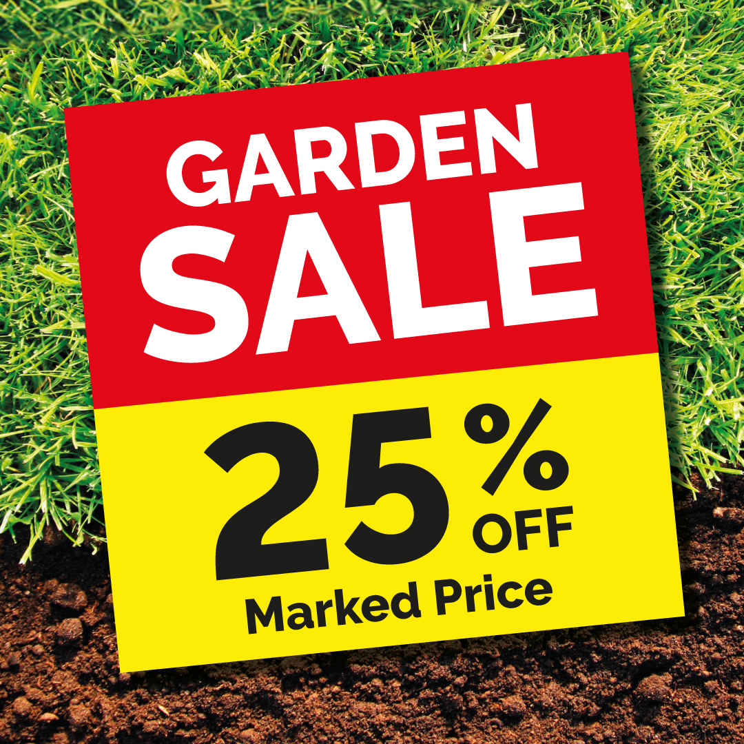 *** 𝕊𝔸𝕃𝔼 𝕊𝔸𝕃𝔼 𝕊𝔸𝕃𝔼 *** Well this is a little bit exciting! We're bringing you 25% of all gardening products (including garden furniture) in stores. Find your nearest store ➡️ loom.ly/ydyqapo #Sale #Garden