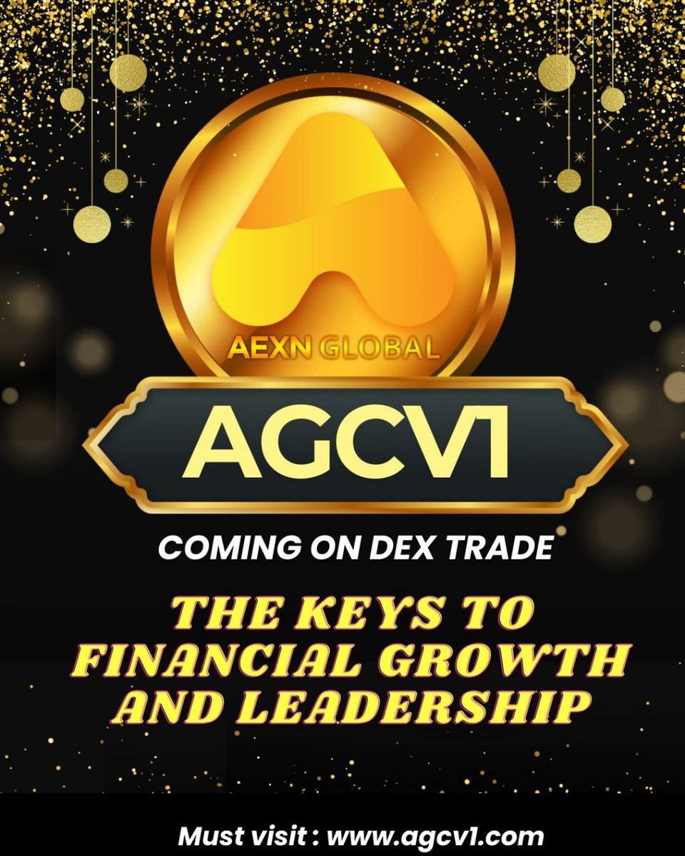 agcv1 coming on dex trade
#BlockchainTechnology #DigitalAssets #DecentralizedFinance #CryptocurrencyInnovation #SmartContractTechnology #AIinFinancialServices #WealthManagement