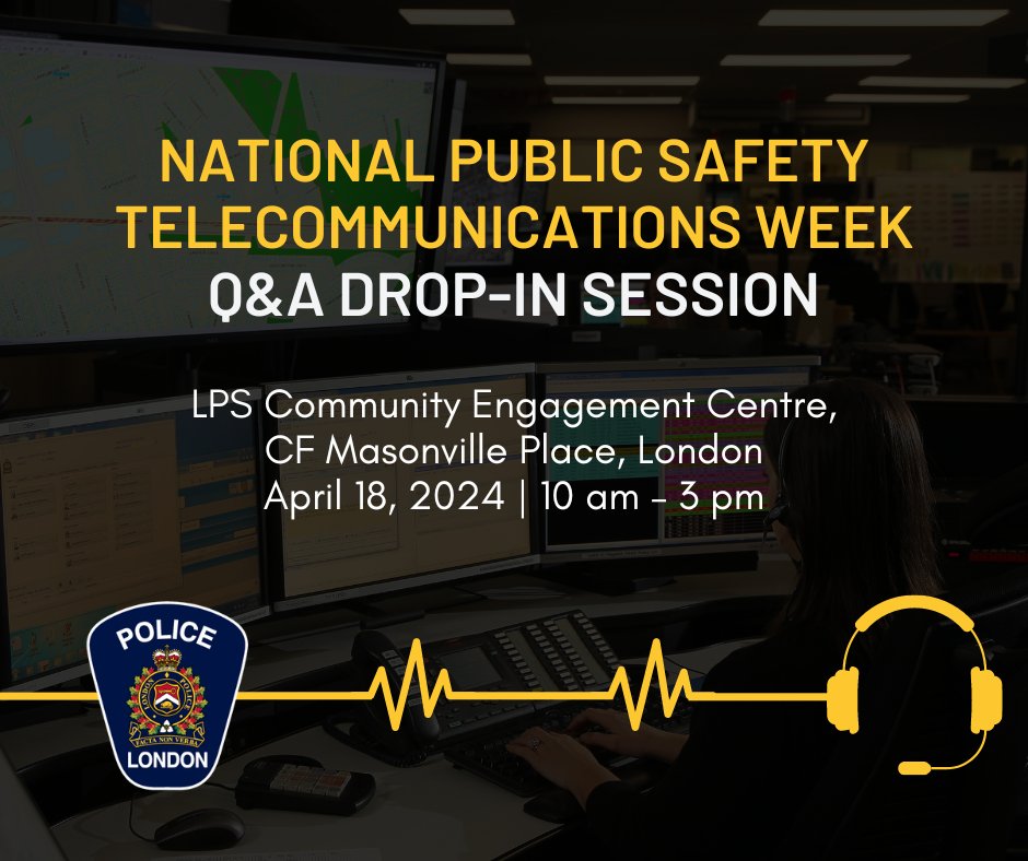 lpsmediaoffice's tweet photo. In celebration of #NPSTW2024, join our Communications Operators at the LPS Community Engagement Centre on Thursday for coffee and great conversation between 10 am – 3 pm! ☕ ☎️ Drop by to ask any questions you may have. There will be prizes up for grabs. #ThankYou911 https://t.co/h1hFawRa1k