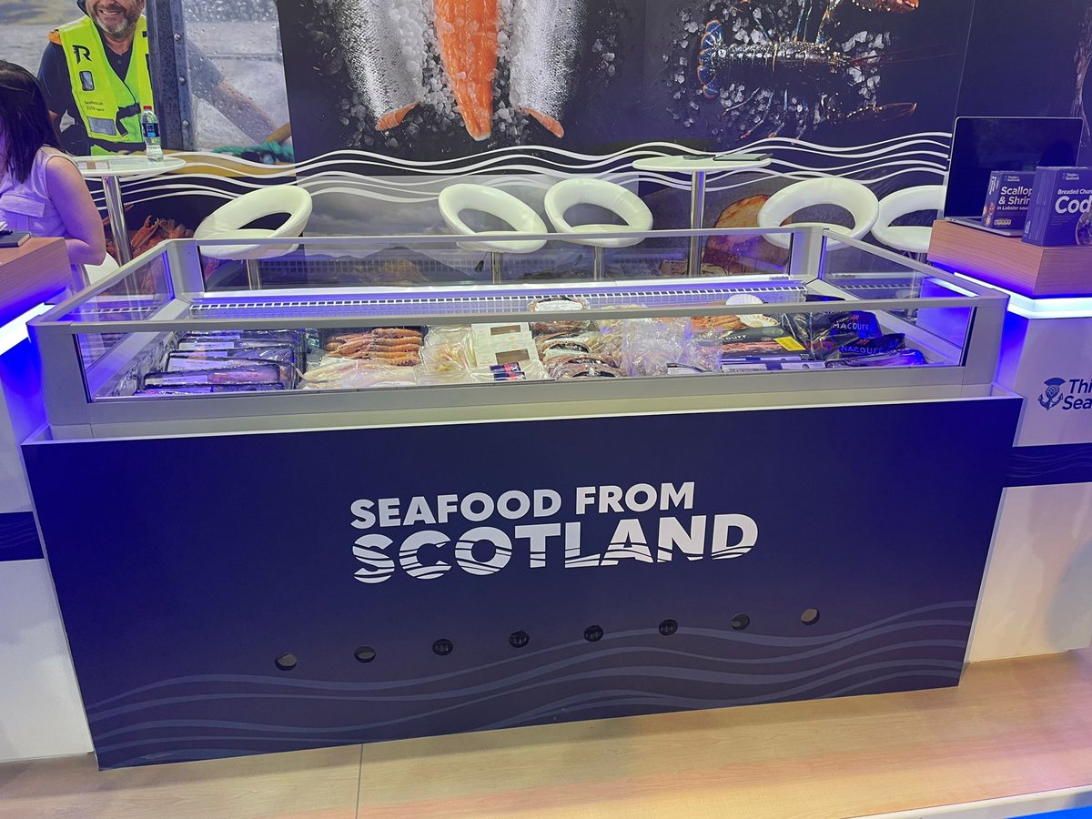Scotland's food and drink industry boasts unparalleled global reputation for quality. Scottish exports surged in 2022 with fish and seafood alone growing by 22%. Next week, 26 companies will showcase our unique quality at @SeafoodExpo_GL ➡️ ow.ly/IyL550RgZaI #ScotlandIsNow
