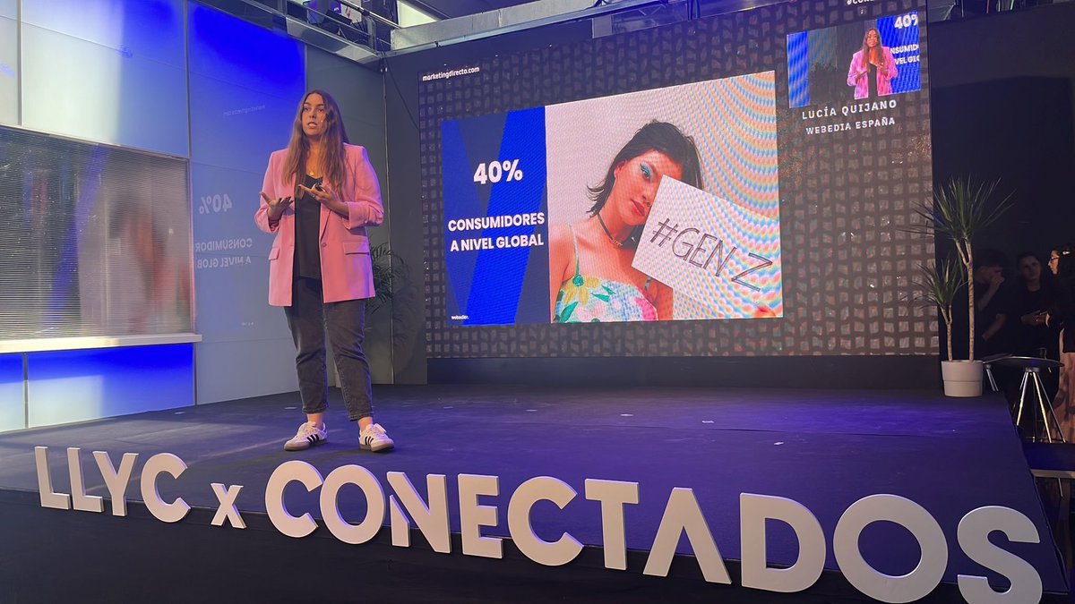 mkdirecto's tweet photo. 🎮🎮 Lucía Quijano, Directora de Marketing de Raiser Games en @WebediaES , nos conecta con la generación Z a través de Gaming, la nueva plataforma social
Todo esto y más en #Conectados24 👾 https://t.co/77GZmwHELP