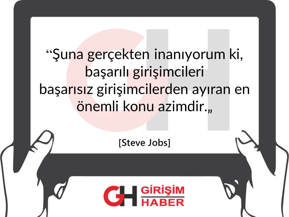 GirisimHaber's tweet image. #Girişimcilik'te ve hayatımızdaki bütün başarıların alt yapısındaki temel yapı taşlarından biridir; #azim 👍