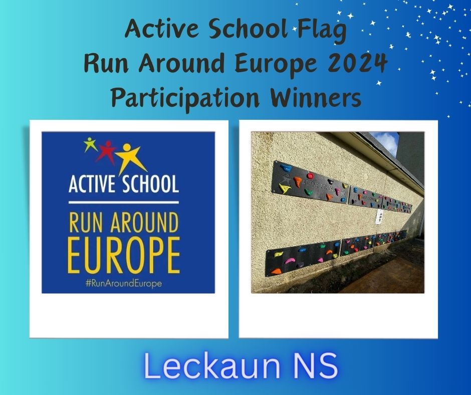smallwallarena's tweet photo. Our first installation from the @ActiveFlag #RunAroundEurope 2024 initiative was in Leckaun NS, Sligo.
Congrats and well done to all the teachers and students who participated. ๐คพ๐คพโโ๏ธ๐
@Education_Ire
@HealthyIreland
@EdCentreMayo
@thedailymile_ie
@IrishPrimaryPE https://t.co/v01UJ316Cw