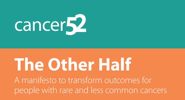 Pleased to support Cancer52’s manifesto for rare and less common cancers, and its 3 key asks: To reduce mortality and health inequalities, increase early diagnosis, and put patients at the core of a new national mission on rare and less common cancers #C52Manifesto @Sarcoma_UK