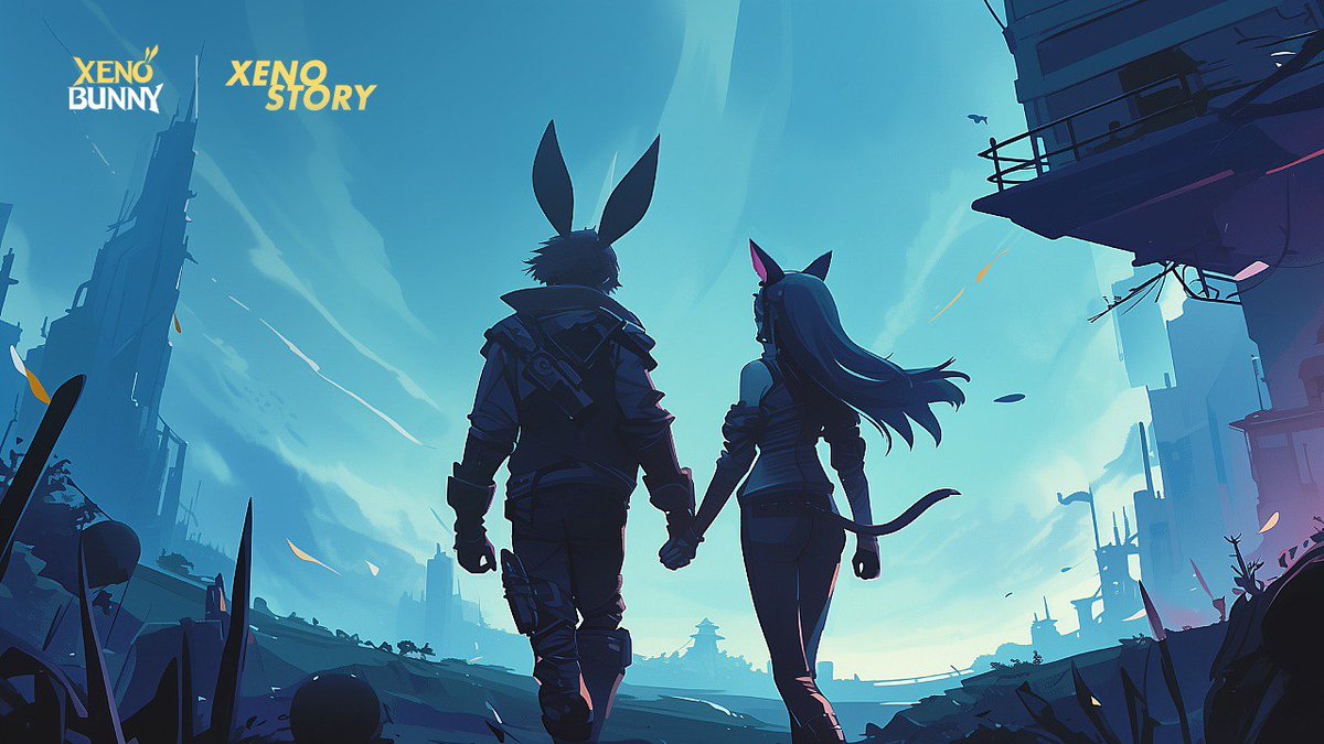 🌌Bright ideas fuel our journey as #XenoBunny charts new realms into the vast unknown. 🌠Amid cosmic shadows, we seek fearless partners ready to journey beyond. ✨Bunny warriors, are you ready to welcome new allies and explore new frontiers together? #Web3gaming #omnichain