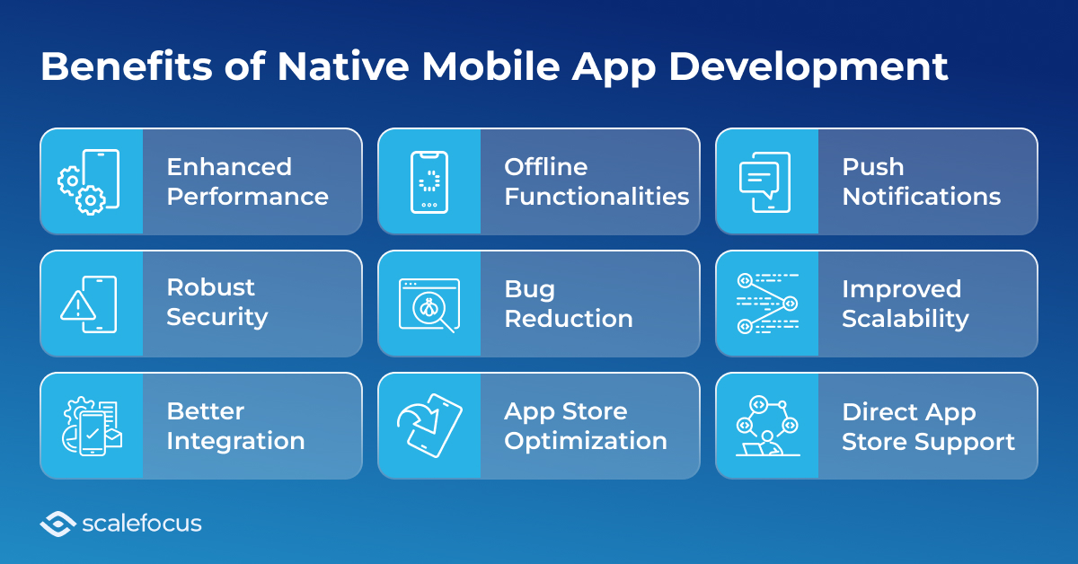 Scalefocus's tweet image. What are the top benefits of native mobile app development as recognized by the Scalefocus mobile experts and our customers? Head over to our blog where you can find the rest! scalefocus.com/blog/14-benefi…
#Scalefocus #nativeapps #mobileappdevelopment #mobileapps #iOS #Android