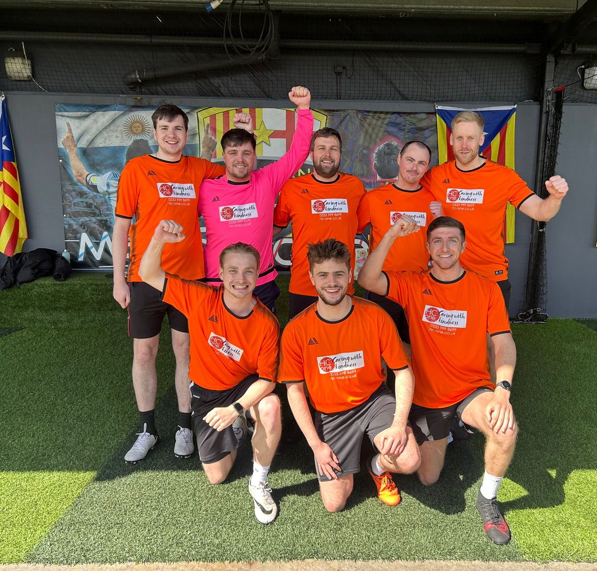 Welcome @HC_One to our Business Fives England National Final in Leeds! ⚽️ Good luck to the team playing in support of @DementiaUK and a charity prize pot of over £10,000 👏🏼