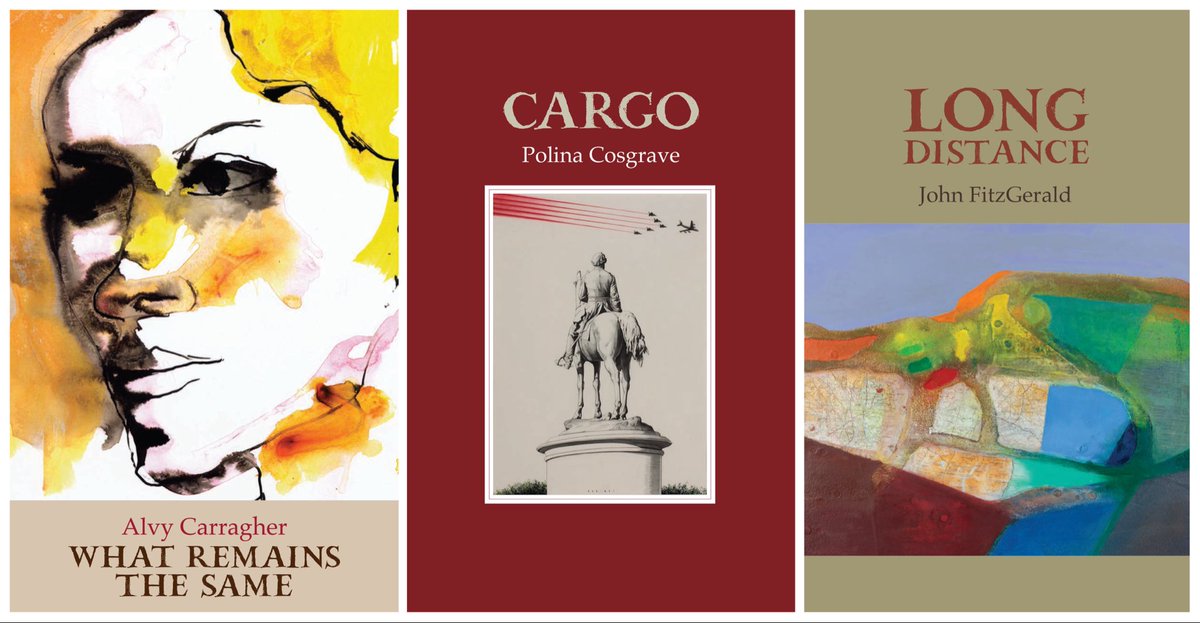 Do join us on Thursday @BooksUpstairs 6.30 to celebrate the launch of these three fine, inspiring new titles @poetryireland @booksirelandmag @RTEArena @artscouncil_ie #irishpoetry #newpoetry