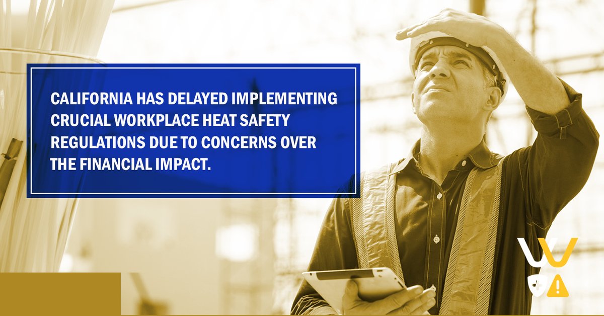 WHSCtraining's tweet photo. Ontario workers also continue to wait for long-overdue heat safety regulations.
The need for clear, enforceable standards to protect workers from extreme indoor heat is not just a California issue — it's a pressing concern right here in Ontario too.
#DayOfMourning #MakeWorkSafe https://t.co/xrQAqa5i8F