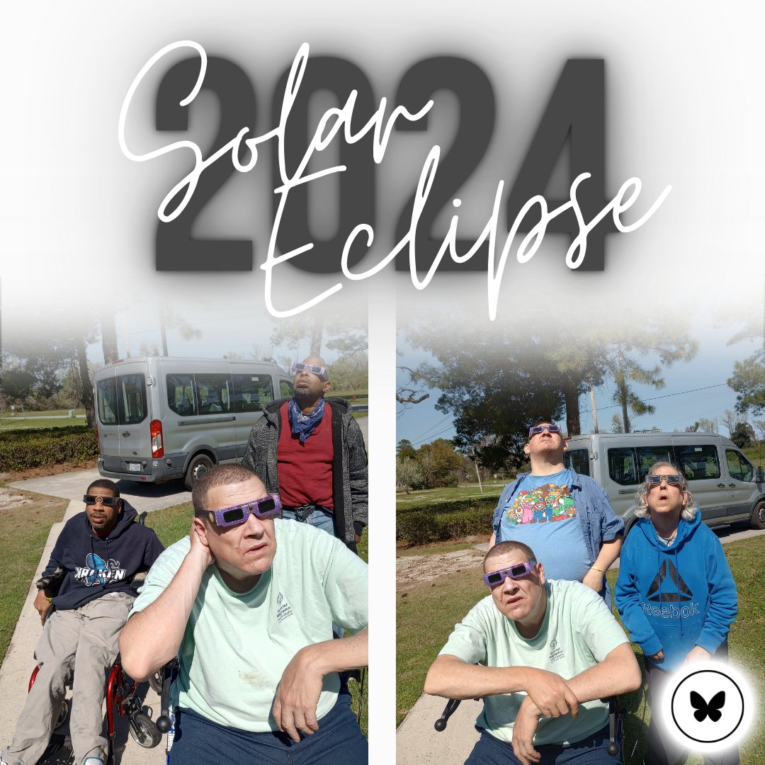 It has been just over a week since we were all captivated by the solar eclipse. Although North Carolina was not in the path of totality, the people we support at Schooner Shores Group Home in Beaufort were truly mesmerized by the sight.