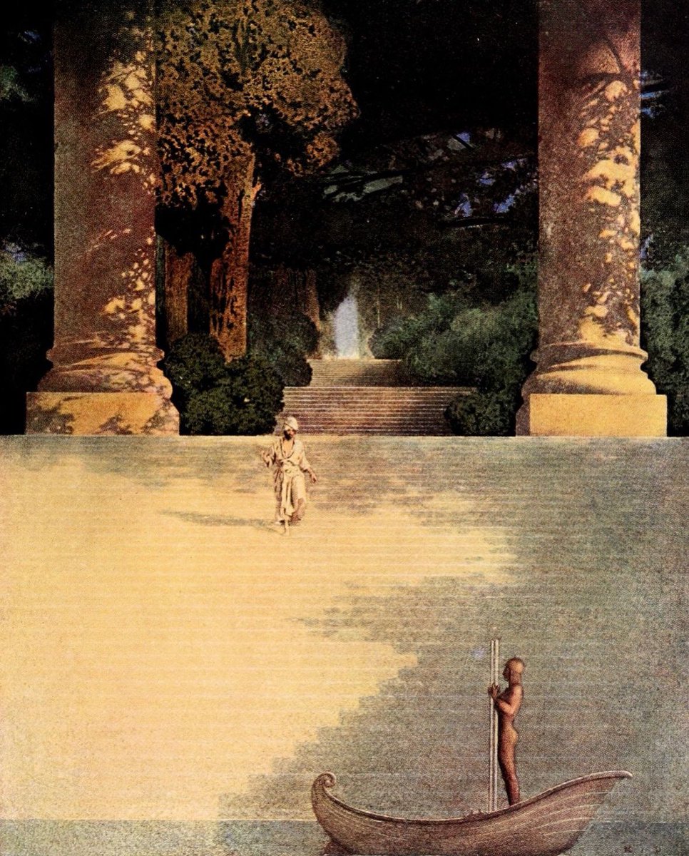 « The Arabian Nights » (1909) Maxfield Parrish ☀️