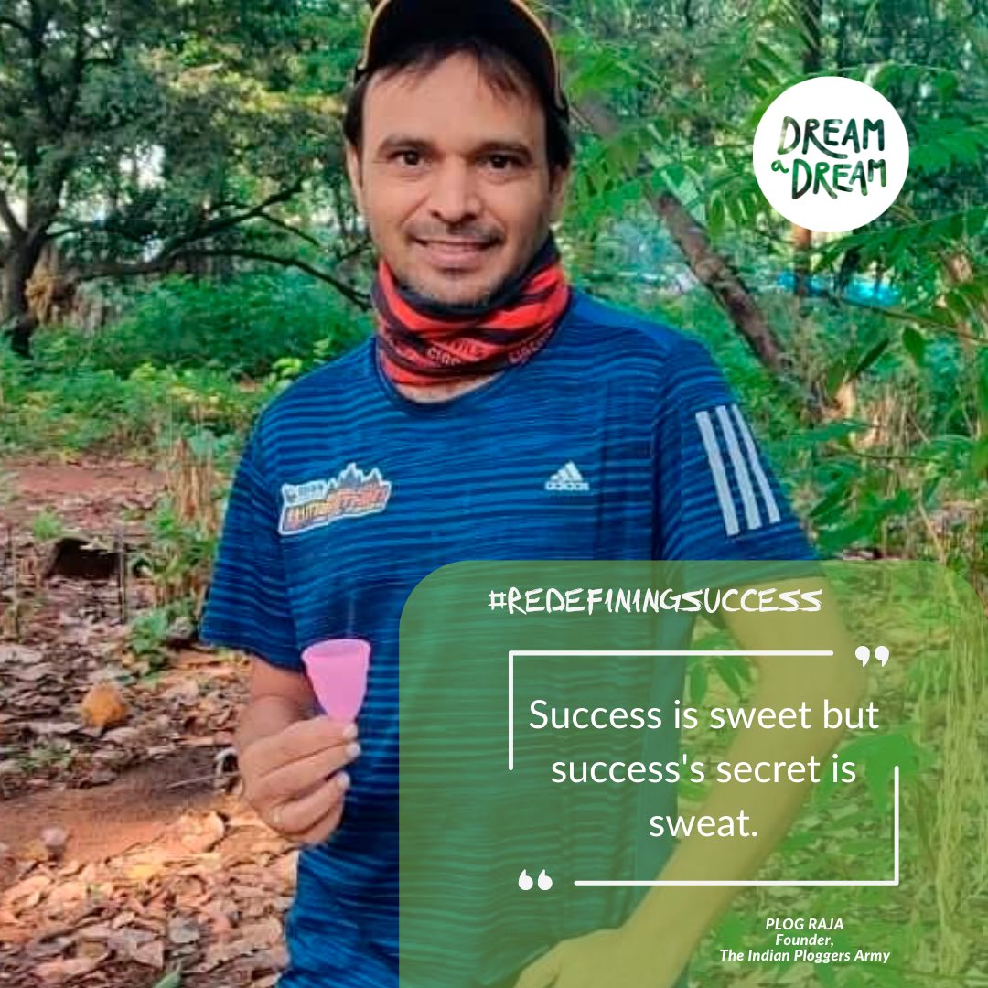 As a part of our #redefiningsuccess series, Plog Raja @IndianPlogman, shares his definition of success in his conversation with Saba Ahmad  ! Watch their insightful conversation here -
instagram.com/tv/Cu63g6qAQMG/

'Success is sweet but success's secret is sweat.”