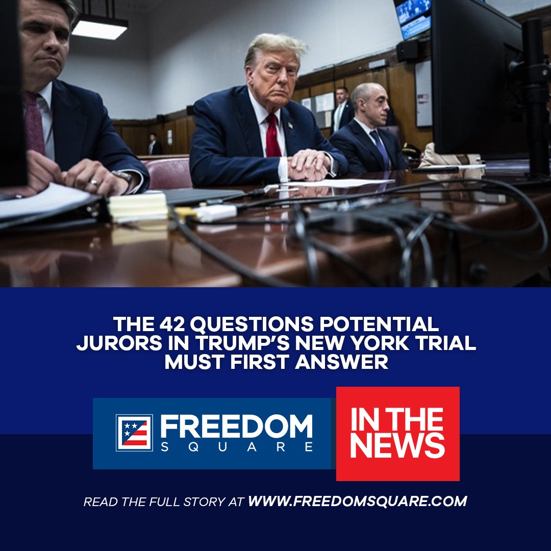 FreedomSquareUS's tweet photo. In New York City, and jury selection has proven even more fraught a process than some expected after the first day. 

Read more at:
https://t.co/zF4mhj0NQe

Source: Town Hall
 
#FreedomLivesHere #FreedomSquare #freedom #wethepeople https://t.co/r6gX9sqxqu