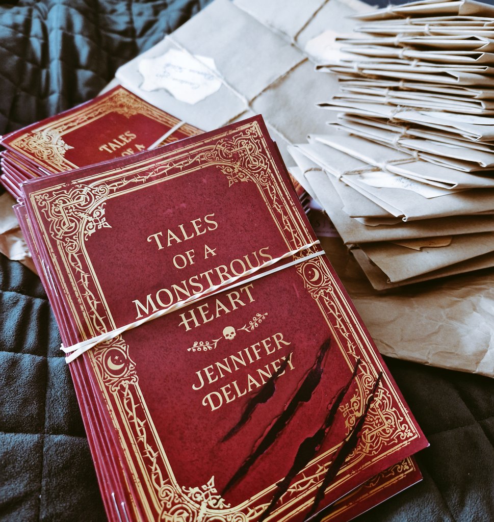 Special delivery! And some little bookish surprises I've put together! #TalesofaMonstrousHeart 
If I never see a wax seal again... I won't be mad about it.