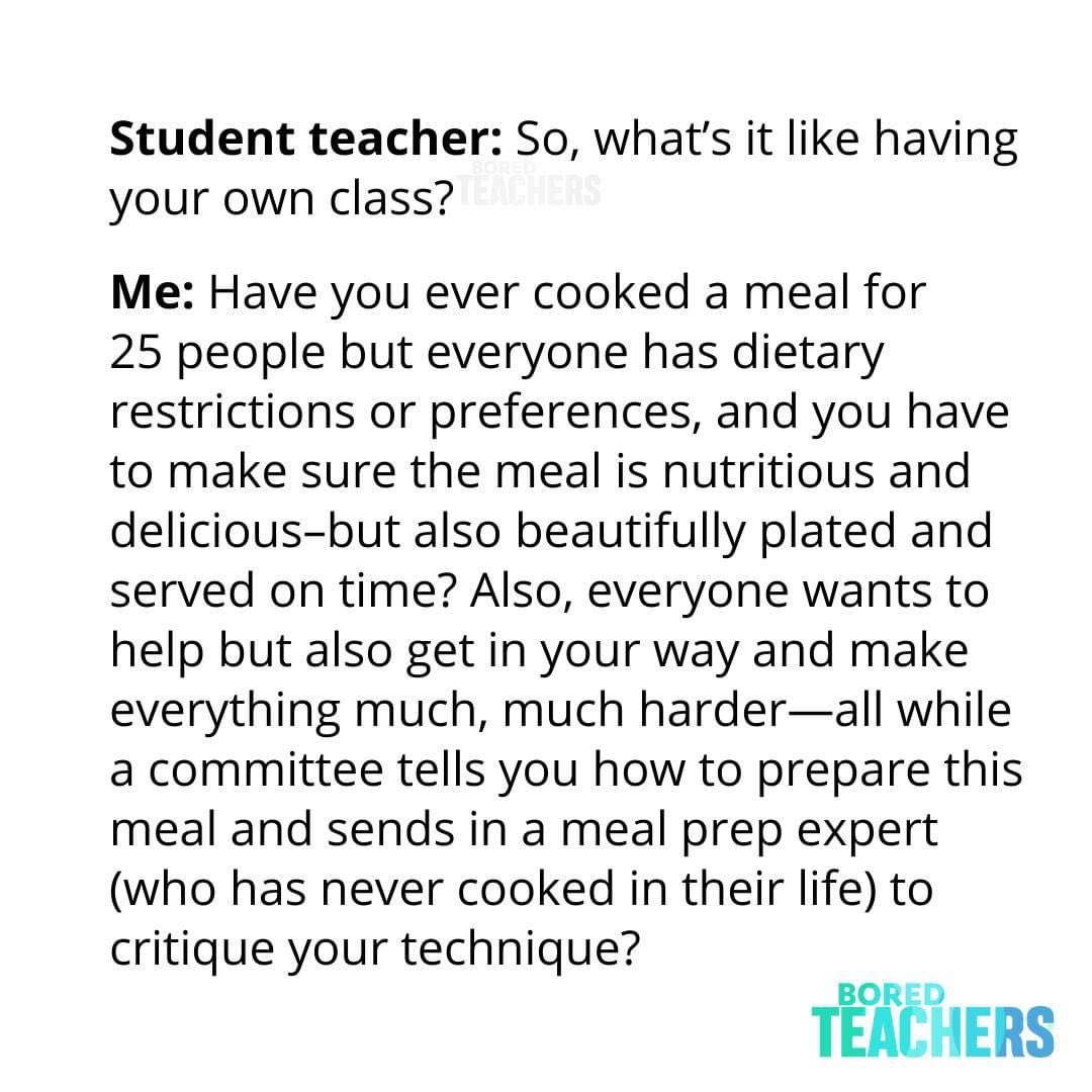 Bored_Teachers's tweet photo. Sounds accurate! https://t.co/COAwdQmVHU