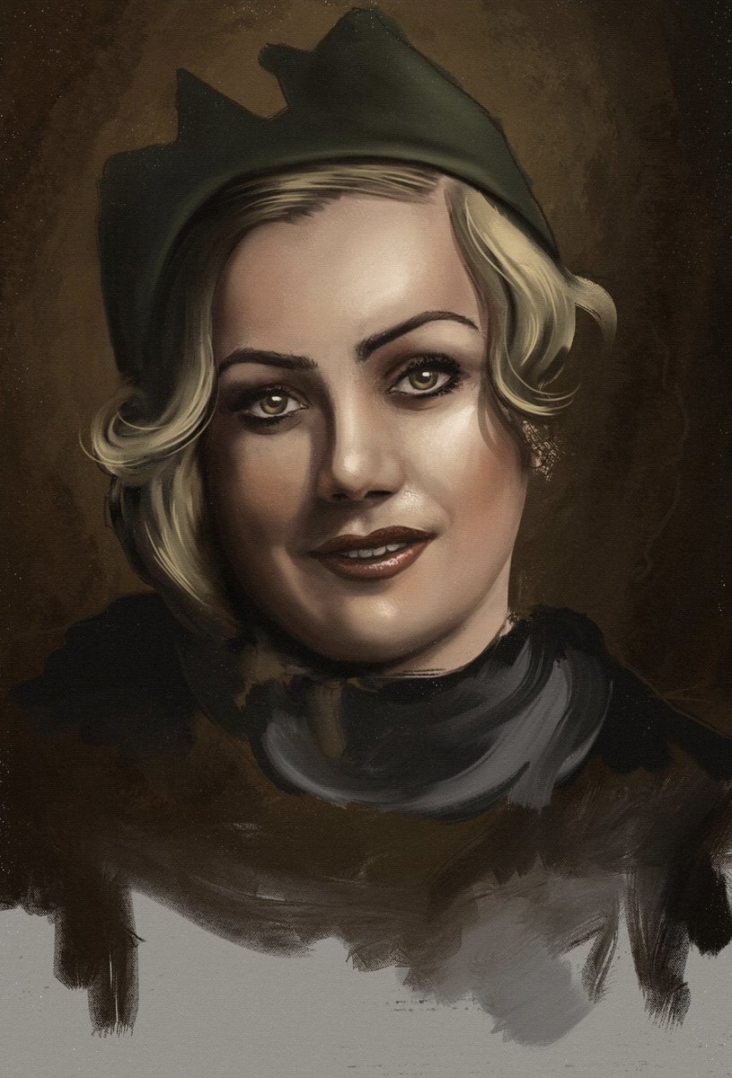 AdamidisArt's tweet photo. A progress image of an digital art portrait I do. https://t.co/ajsRpQeWd9