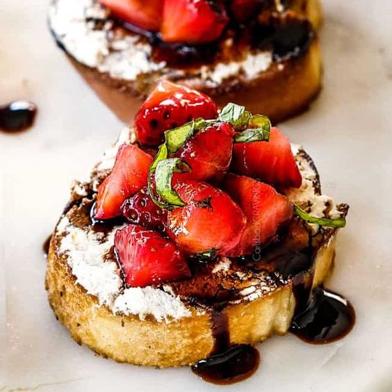 Strawberry Goat Cheese Bruschetta
Strawberry Goat Cheese Bruschetta is a fresh yet luxurious tasting summer appetizer that everyone loves but is super easy to make!