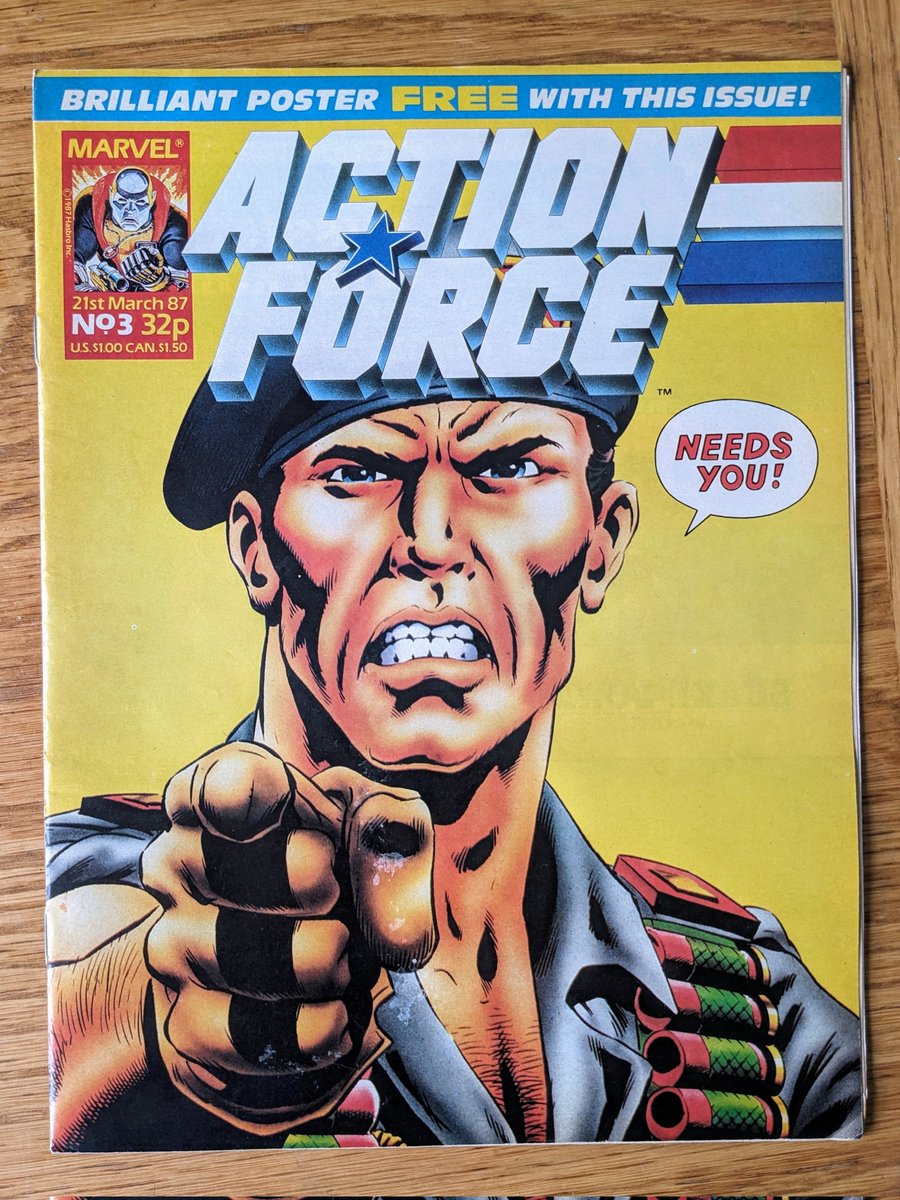 And with this purchase I complete my Action Force collection! Now to get back to those final 11 issues of Transformers I need! #actionforce #gijoe #transformers #marveluk #marvel #marvelcomics #flint