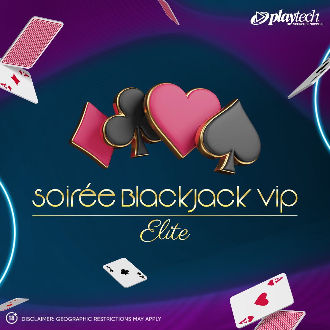 🃏 Long time no card games, huh?🎲
Well, it's time to play Soiree Elite VIP Blackjack by Playtech — an eight-deck blackjack with a wide range of features and real dealers. 

Head to the Live Casino and check out one of the top Live Games of the week!👇😉
bit.ly/3Jj7N8c