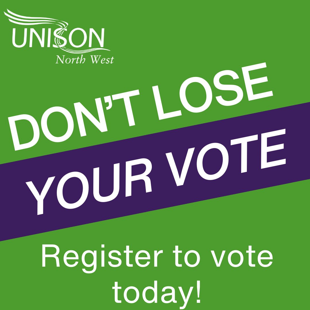 🚨 Today is your last chance to register to vote!🚨 If you want to vote in the elections on 2 May, register today!🗳 It only takes 5 minutes 👉 vist.ly/yhnv