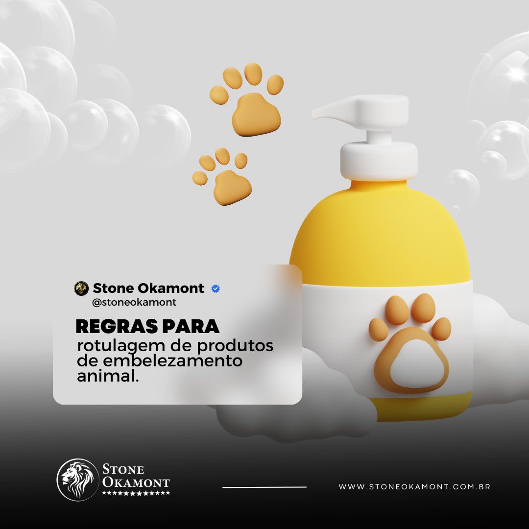 stoneokamont's tweet photo. Novidade no ar! Acabamos de publicar um blog novinho em folha em nosso site! Descubra tudo sobre as regras para rotulagem de produtos de embelezamento animal. Acesse agora e confira! (https://t.co/ZilDJTzGw0) 

#StoneOkamont #EmbelezamentoAnimal #Regulamentação #NovoBlog https://t.co/kVZ9ToGsH6
