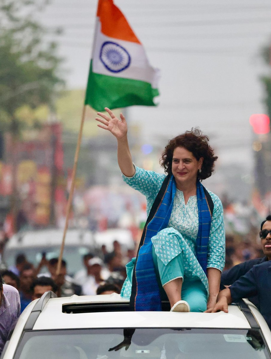 India is winning 🇮🇳💕 Priyanka Gandhi in Tripura …..