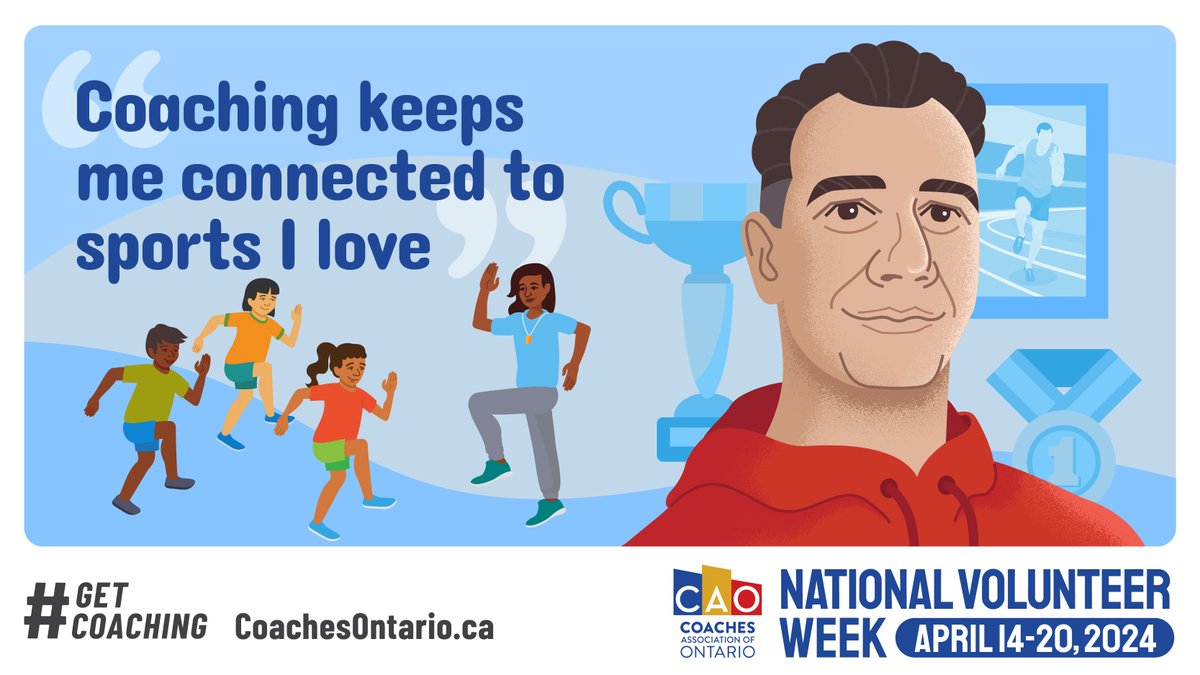 “Coaching keeps me connected to sports I love” Trying to stay connected to a sport you love? Grab a clipboard and #GetCoaching! We connect you to all the tools, training & support you need – join us 7PM April 23 to start your coaching journey: rb.gy/ftdeot #NVW2024