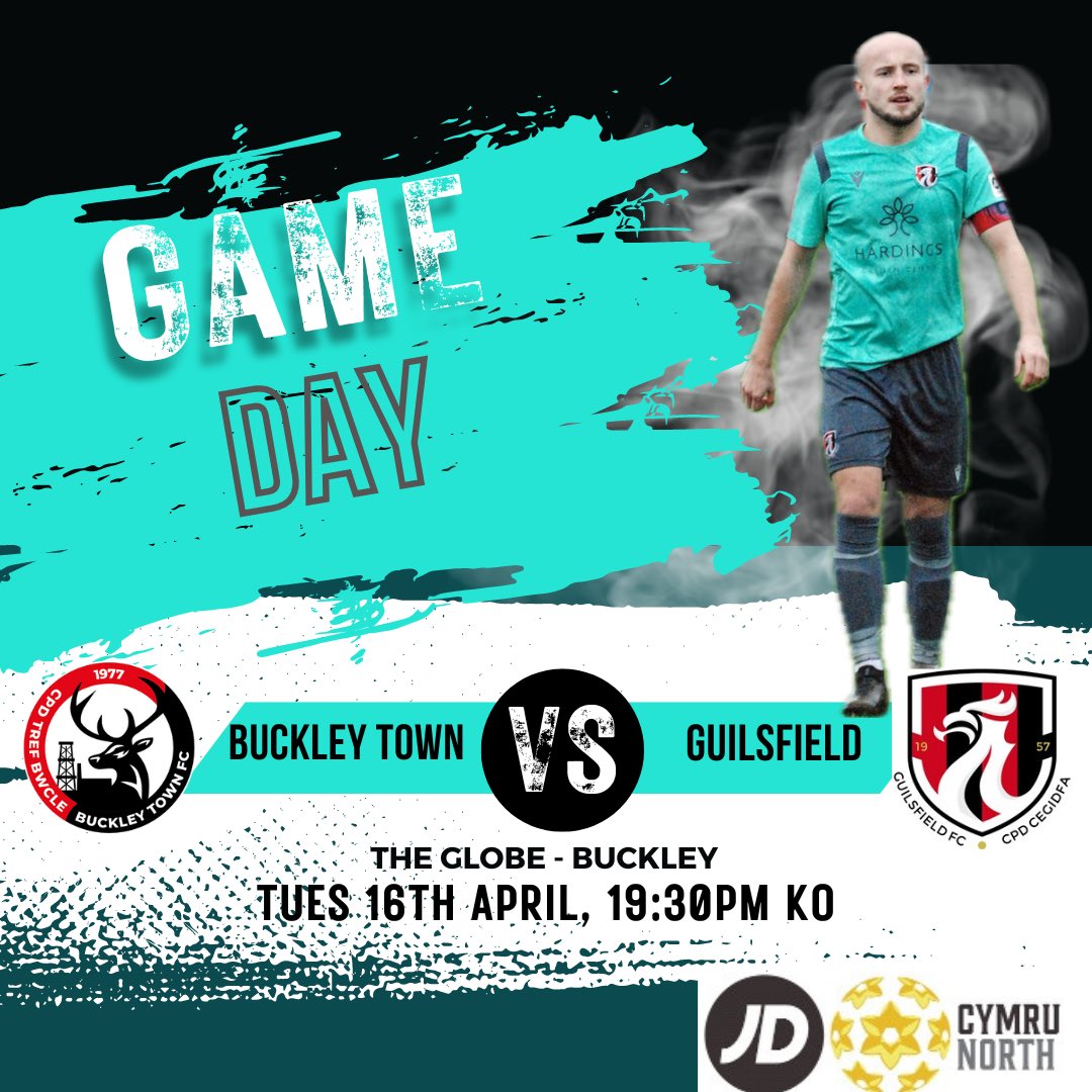 🔴⚫️Game Day⚫️🔴 The lads are on the road this evening as travel to North Wales to face @BTFCofficial77 🗓️16th April 24 🆚Buckley Town 🕝7:30pm KO 🌐The Globe, Buckley 🏆@CymruLeagues #Guils