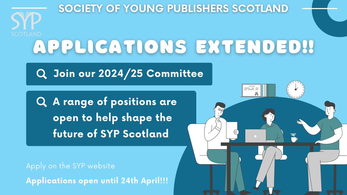 We've extended our application deadline for our 2024/25 committee! 📣 Join us if you'd like to be involved in some great events that we have planned for our next term!! 📚🎟️ thesyp.org.uk/volunteer/join…