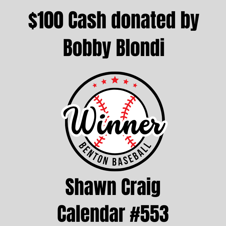 btownbaseball1's tweet photo. Today's winner of $100 Cash donated by Bobby Blondi is Shawn Craig. Congratulations Shawn!! https://t.co/E4CN5aUJ3l