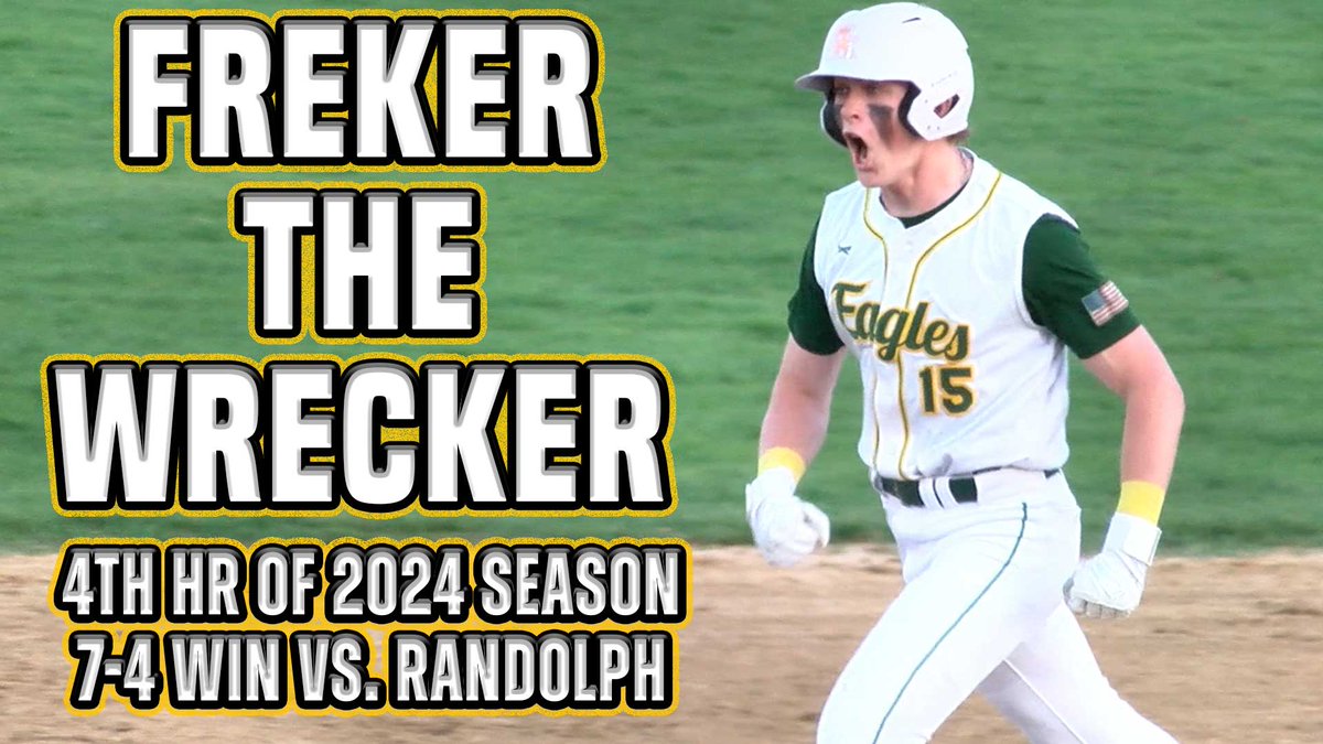 Morris Knolls has one of New Jersey's most potent lineups and it's been Brodie Freker who's done the most damage so far this season. His fourth HR and 17th RBI of the year helped Knolls to a huge win over Randolph under the lights. Watch the FULL highlights ⬇️ 📽️: