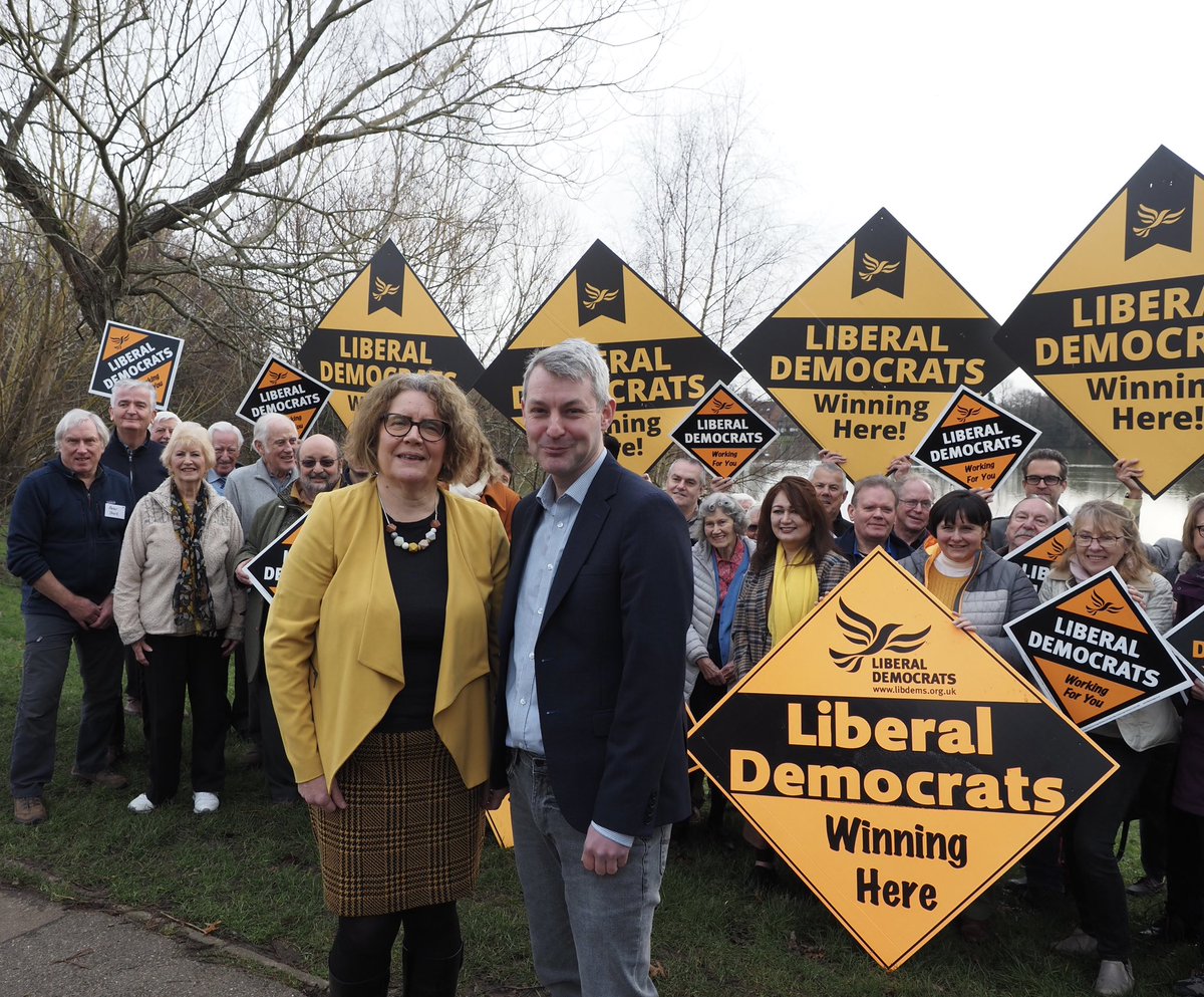 Really hope people in Goldsworth Park #Woking re-elect my friend and colleague @CllrAnnMarieB in the #LocalElections. She has led @wokingcouncil from effective bankruptcy and towards recovery - vote #LibDem to ensure we continue to make progress.