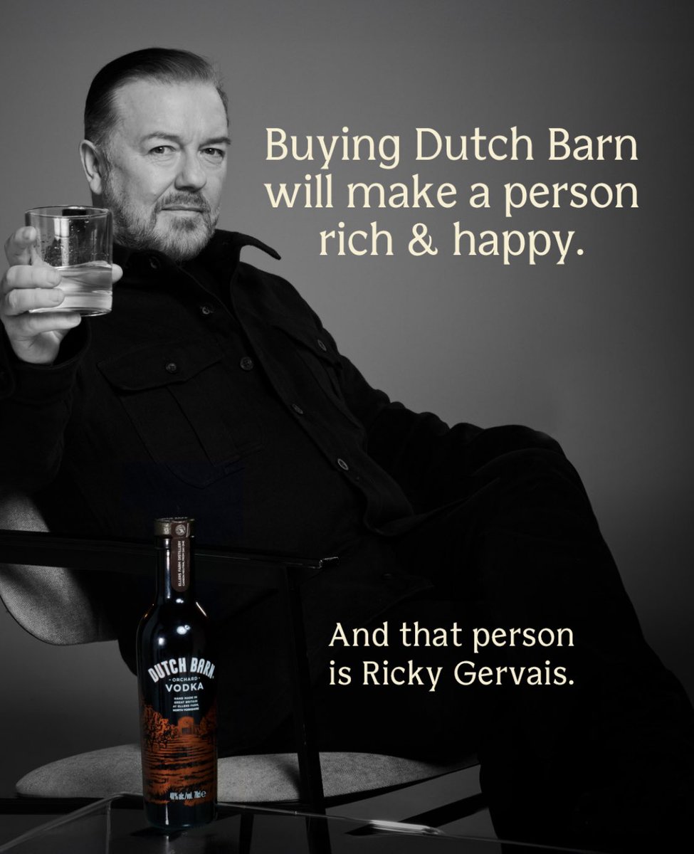 rickygervais's tweet photo. Honest advertising 😂 https://t.co/npkunrN8F1