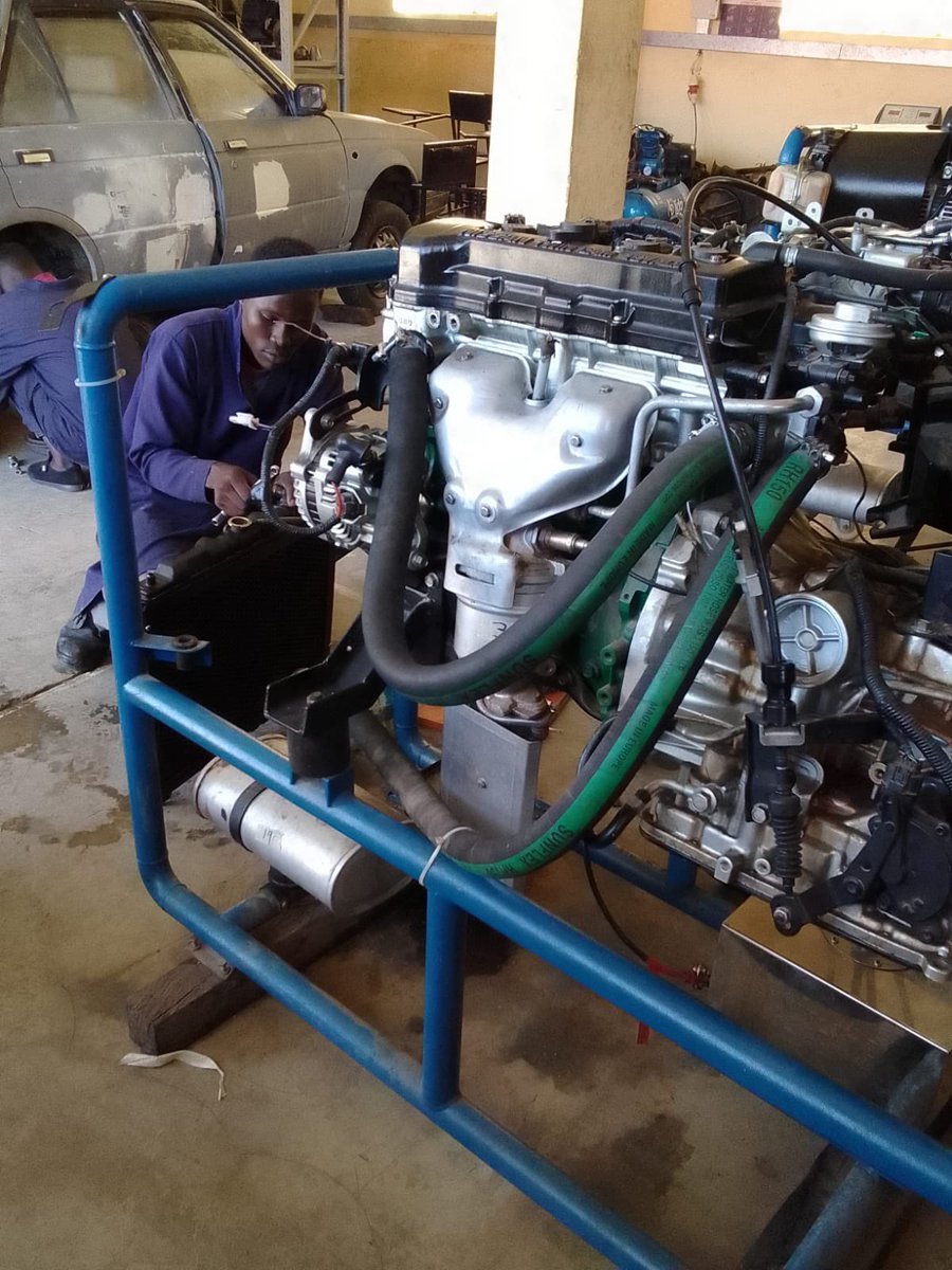 #April2024GovernmentTradeTest Light Vehicle Mechanic (LVM)candidate repairing a clogged radiator at Mawego National Polytechnic in Homabay County. #IndustrialTrainingRegulation through Assessment and Certification,enhancing Competency & Market readiness for enhanced productivity