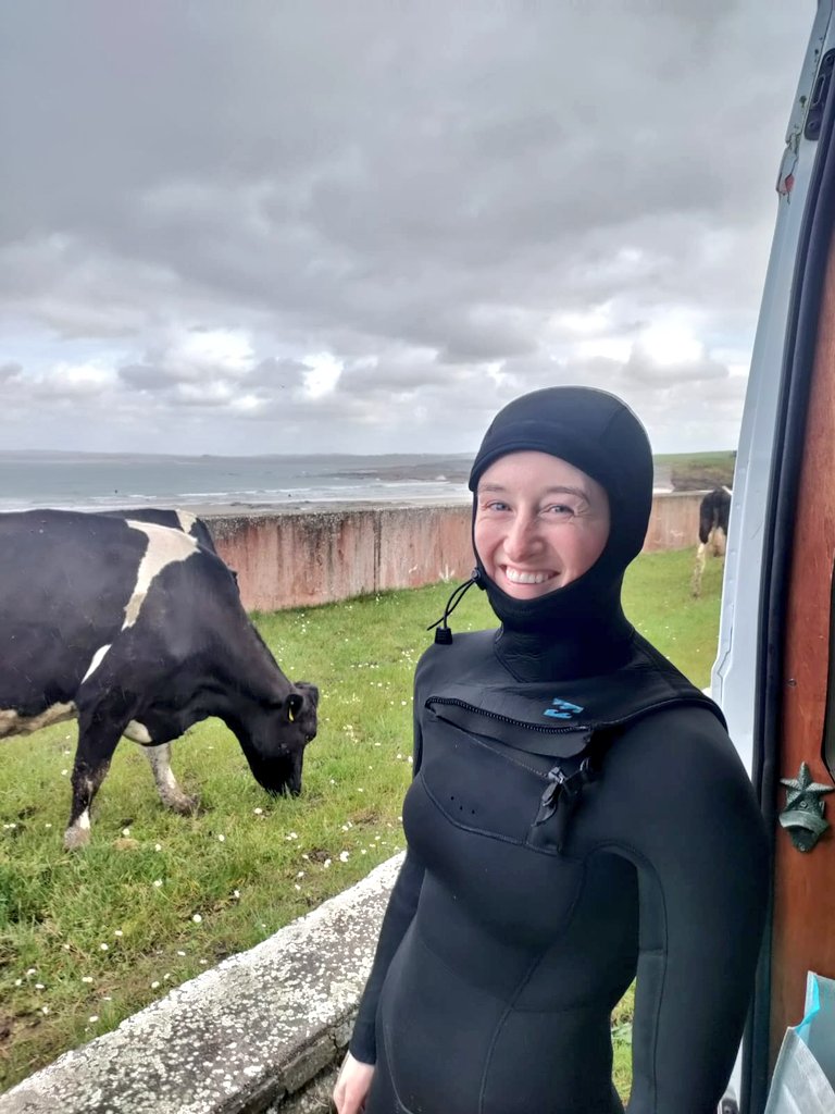 We had visitors after our surf this weekend 🍀