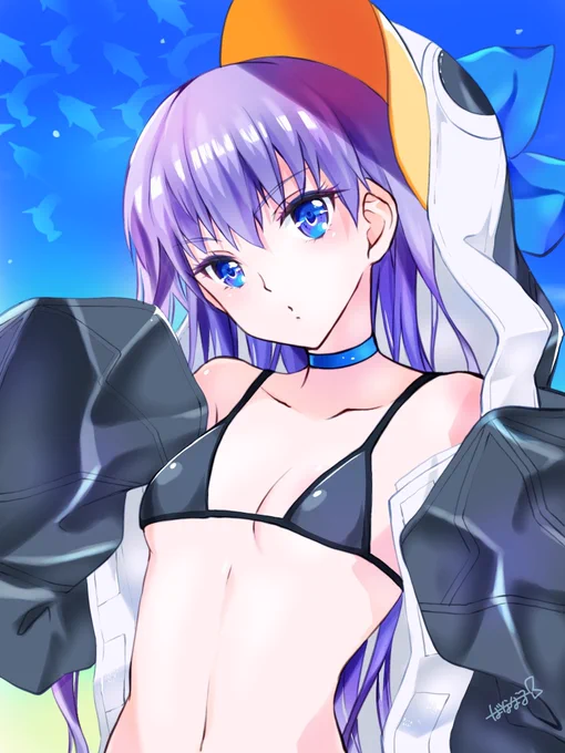 #気温が高いので気が早いが水着絵が見たい今年は誰を描こうかなどんなサイズでもお任せあれ 
