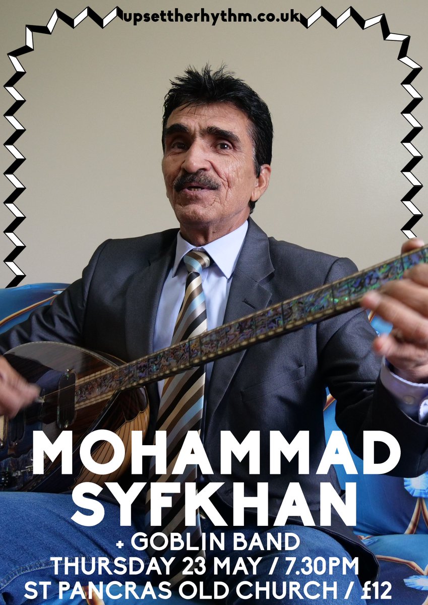 Excited to share the news that the wondrous Goblin Band will be supporting Mohammad Syfkhan on May 23rd at St Pancras Old Church, huge date for your diaries, will be a special evening! linktr.ee/goblin.band Tickets: link.dice.fm/y06425199b5b @SPOCMusic