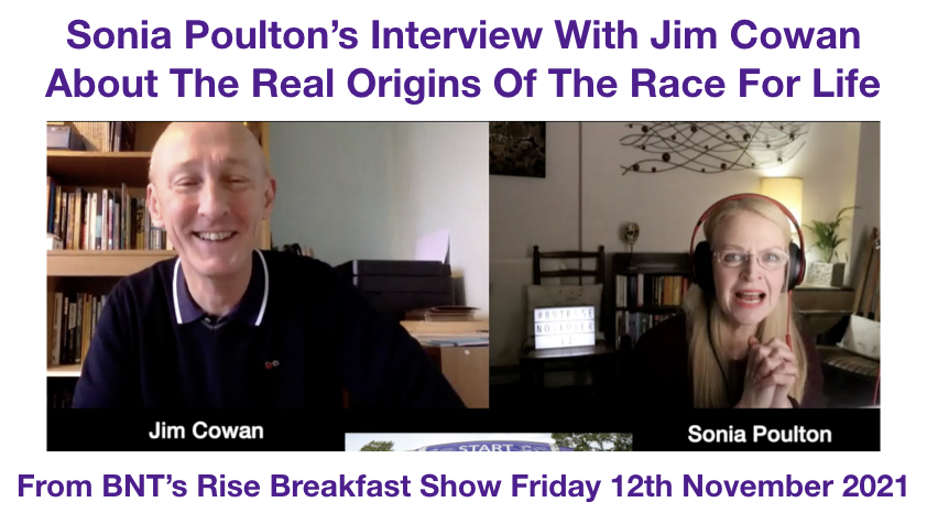 Catch #JimCowan interview with @SoniaPoulton here: youtu.be/krqaW0WmVP8
The truth about who created @raceforlife - a truth @CR_UK don't want you to hear.
#RaceForLife #CancerResearchUK #MichelleMitchell #JimCowan #Integrity #Honesty #Facts #Ethics #Morals #BNT