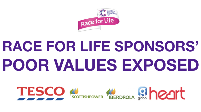 Poor #values on display as @Tesco @ScottishPower @Iberdrola_En @thisisheart @global turn a blind eye to @CR_UK cover up over sham @raceforlife inquiry: ow.ly/5Flc50GLntv
#TheSilenceIsDeafening #MichelleMitchell #Integrity #Ethics #Morals #Honesty #Fraud
