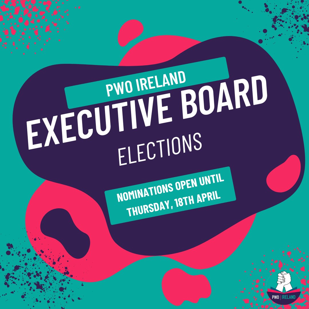 Nominations for positions on the national exec are still open until this Thursday If you'd like to help advance the cause of PhDs in Ireland then please consider nominating yourself! Form link below